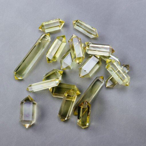 4 Sizes of Citrine Double-Terminated Crystal Point Wholesale 102220000-2