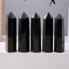 5 Sizes of Black Gold Obsidian Crystal Tower Pillar Wholesale 102151000-2