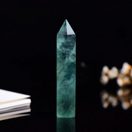 5 Sizes of Green Fluorite Crystal Tower Pillar Wholesale 102019000