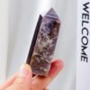 5 Sizes of Purple Lepidolite 4-sided Crystal Tower Pillar Wholesale 102164000