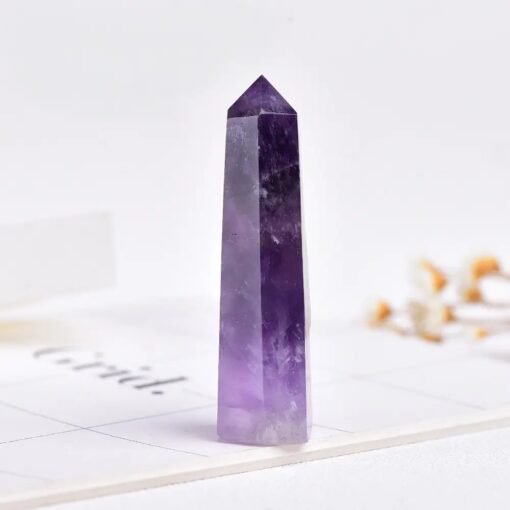 5 Sizes of Purple Uruguayan Amethyst Crystal Tower Pillar Wholesale 102043000