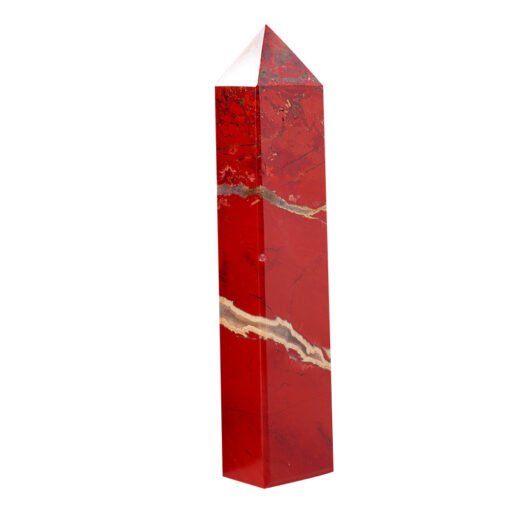 5 Sizes of Red Jasper Crystal Tower Pillar Wholesale 102163000-2