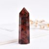 5 Sizes of Red Obsidian Crystal Tower Pillar Wholesale 102011000