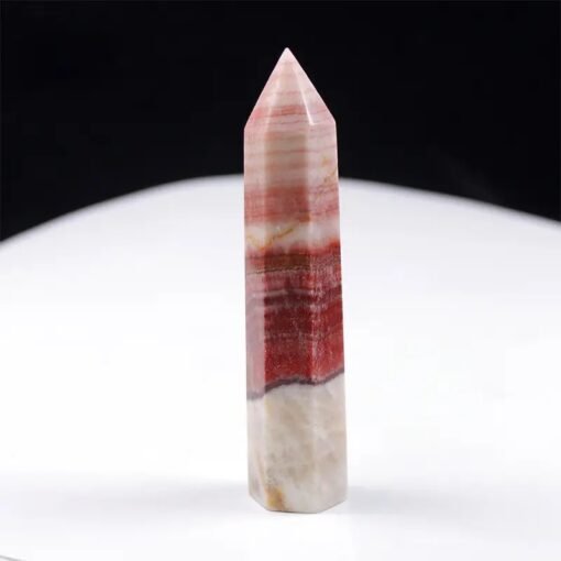 5 Sizes of Red Rhodochrosite Crystal Tower Pillar Wholesale 102045000