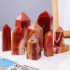 5 Szies of Red Agate Crystal Tower Pillar Wholesale 102078000-2