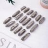 5pcs Gray Aura Quartz Double-Terminated Crystal Point Wholesale 102224000-1