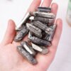 5pcs Gray Aura Quartz Double-Terminated Crystal Point Wholesale 102224000