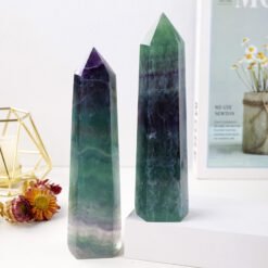 5pcs Green Fluorite 0.65kg Crystal Tower Pillar Wholesale 102157000-1