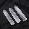 5pcs Natural White Quartz Round Bottom Crystal Tower Pillar Wholesale 102114000-1