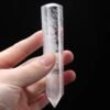 5pcs Natural White Quartz Round Bottom Crystal Tower Pillar Wholesale 102114000