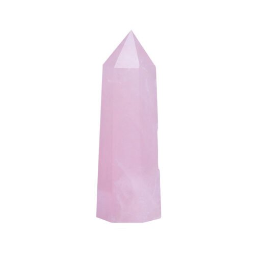 5pcs Pink Rose Quartz Crystal Tower Pillar Wholesale 102064007-1