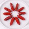 5pcs Red Jasper Double-Terminated 4.5cm Crystal Point Wholesale 102208000-2