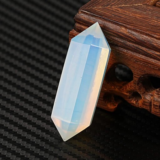 5pcs White Opal Double-Terminated Crystal Point 4-5cm Wholesale 102191000