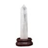 5pcs White Quartz 21cm Crystal Tower Pillar with Base Wholesale 102119000-3