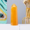 5pcs Yellow Calcite Crystal Tower Pillar Wholesale 102064008-1