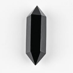 6 Sizes of Black Obsidian Double-Terminated Crystal Point Wholesale 102187000