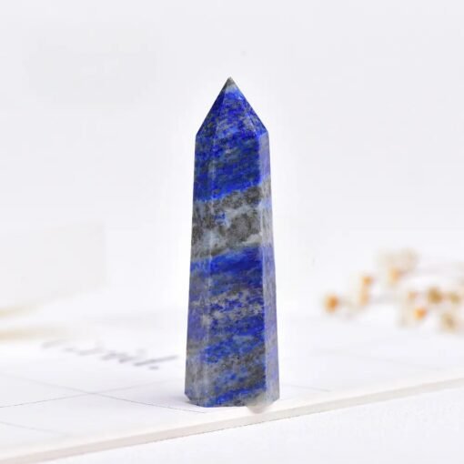 6 Sizes of Blue Lapis Lazuli Crystal Tower Pillar Wholesale 102030000