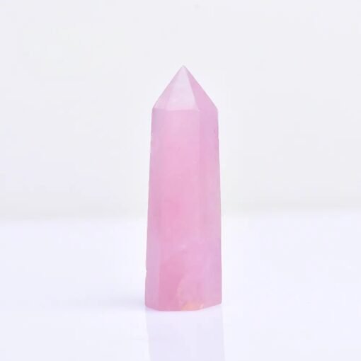 6 Sizes of Pink Rose Quartz Crystal Tower Pillar Wholesale 102006000