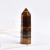 6 Sizes of Pure Brown Tigers Eye Crystal Tower Pillar Wholesale 102037000