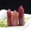 6 Sizes of Red Strawberry Quartz Crystal Tower Pillar Wholesale 102041000