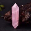 7 Sizes of Pink Rose Quartz Double-Terminated Crystal Point Wholesale 102189000