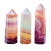 8 Sizes of Candy Color Fluorite Crystal Tower Pillar Wholesale 102053000-3