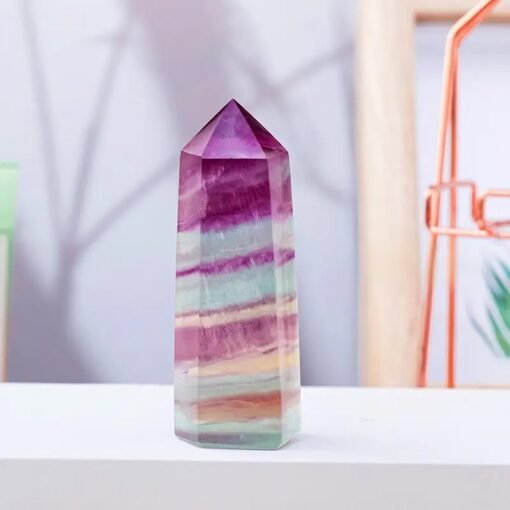 8 Sizes of Candy Color Fluorite  Crystal Tower / Pillar Wholesale