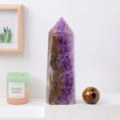 8 Sizes of Purple Dream Amethyst Crystal Tower Pillar 0.3 - 1.5kg Wholesale 102144000