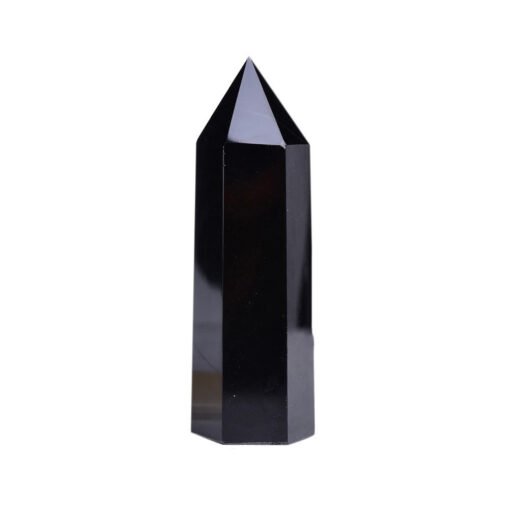 Black Obsidian Crystal Tower Pillar Wholesale 102064001-1