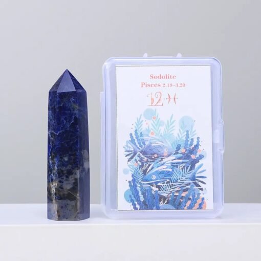 Blue Sodalite Crystal Tower Pillar Wholesale 102184005