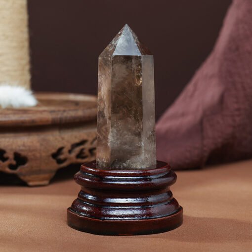 Brown Tea Quartz Crystal Tower Pillar Wholesale 102097009