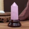 Pink Rose Quartz Crystal Tower Pillar Wholesale 102097004