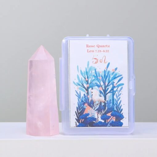 Pink Rose Quartz Crystal Tower Pillar Wholesale 102184008