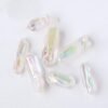 White Aura Quartz Double-Terminated Crystal Point Wholesale 102226001