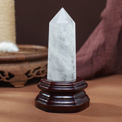 White Quartz Crystal Tower Pillar Wholesale 102097007