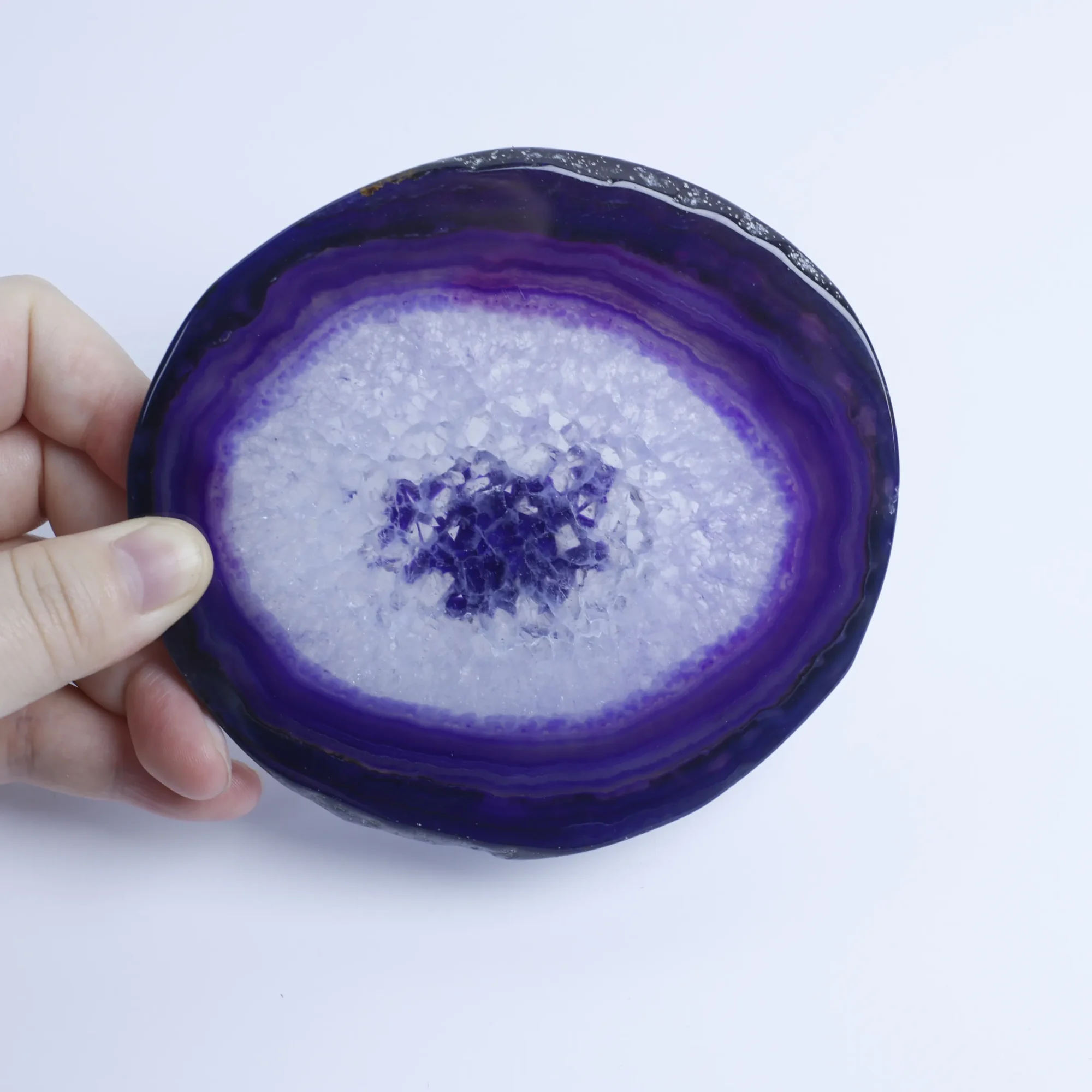 6-Color Natural Agate Slices (3.5-4.7 in)-020011001-0