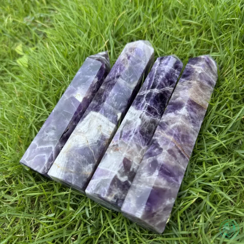 Four Big Chevron Amethyst towers