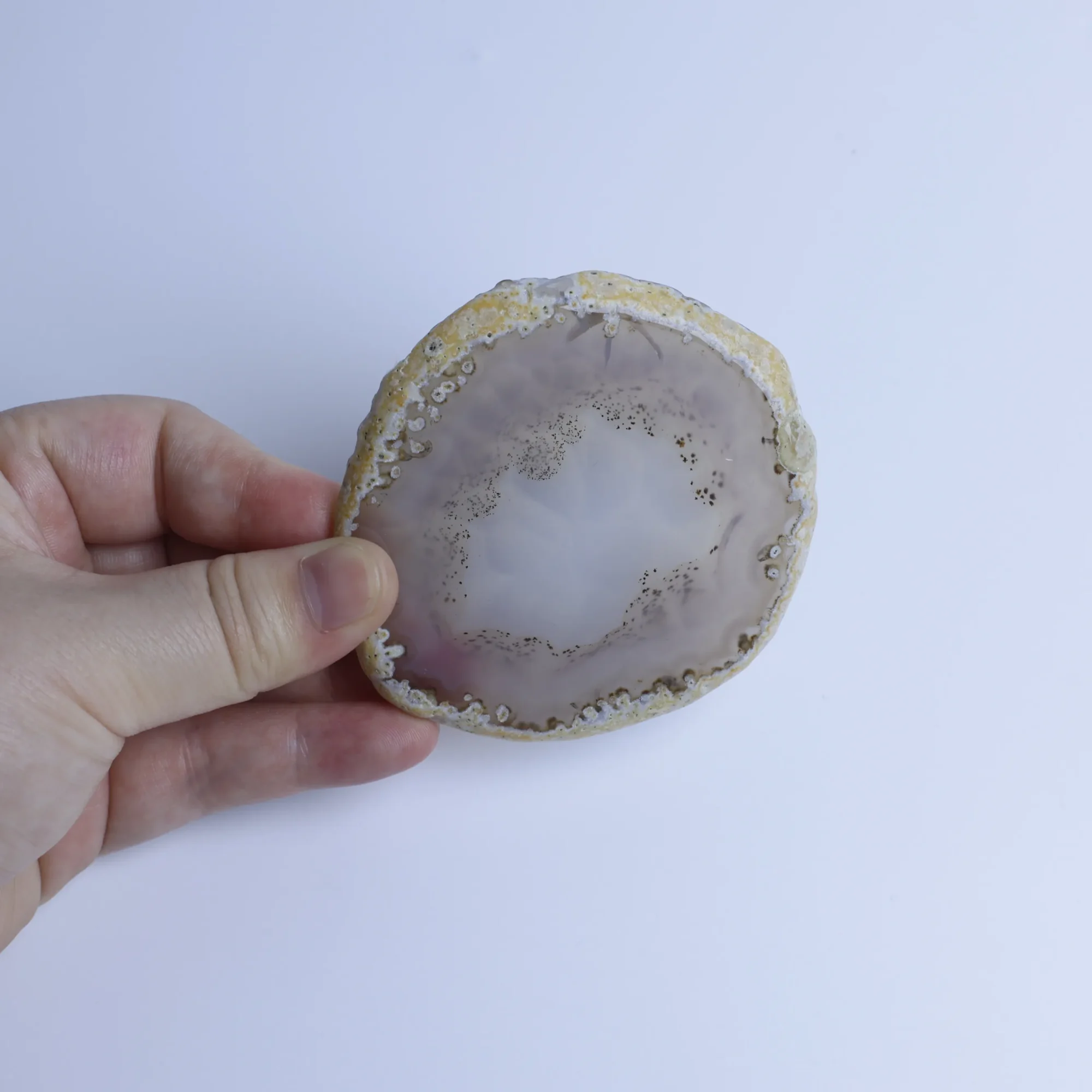 Natural Brazilian Agate Slices (2.4–3.1 in)-020017902-0