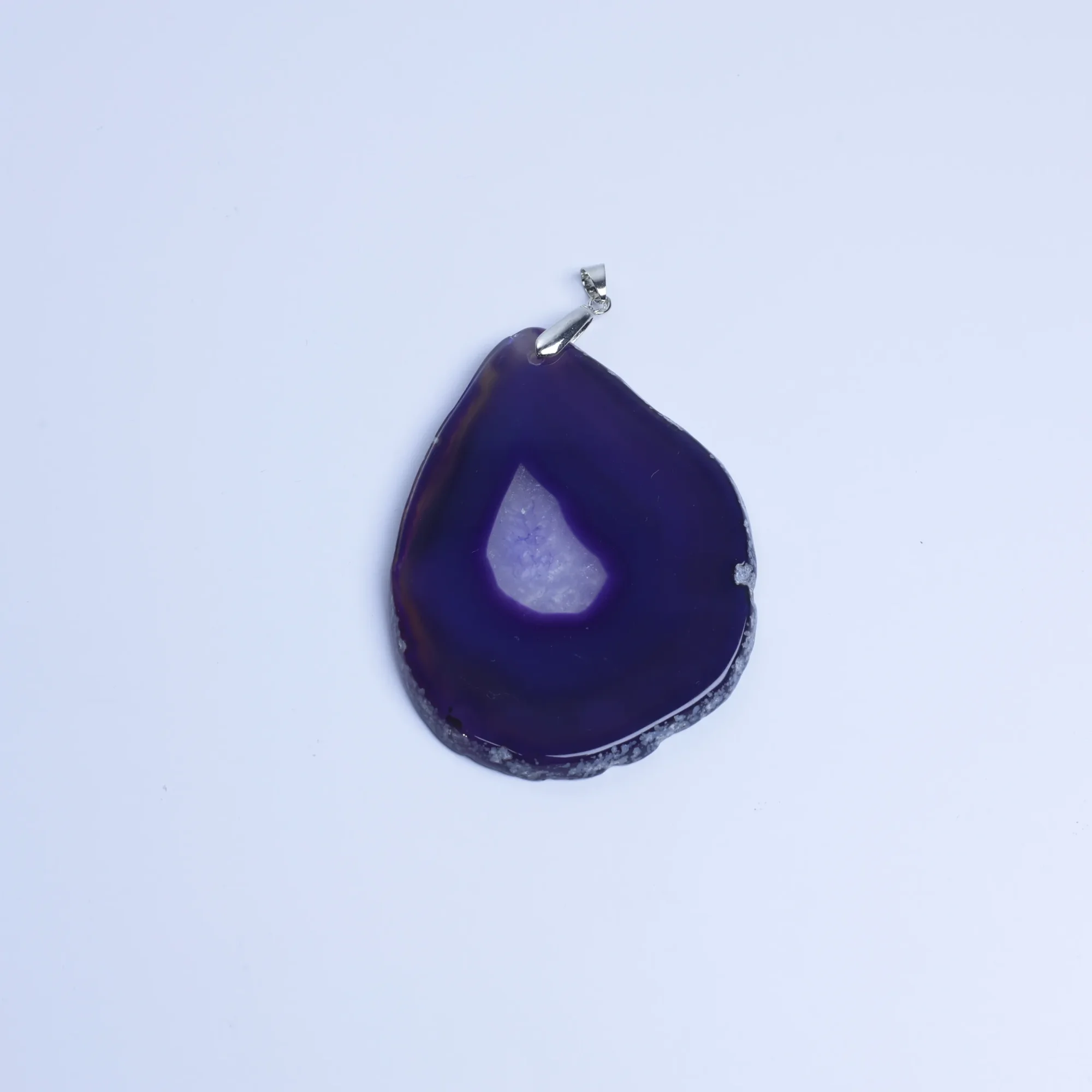 Purple-Color Agate Slice Pendants-02701470102